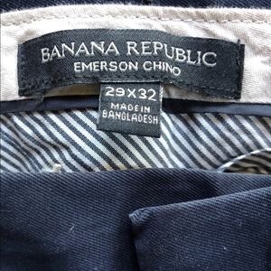 Banana Republic Navy Emerson Chino